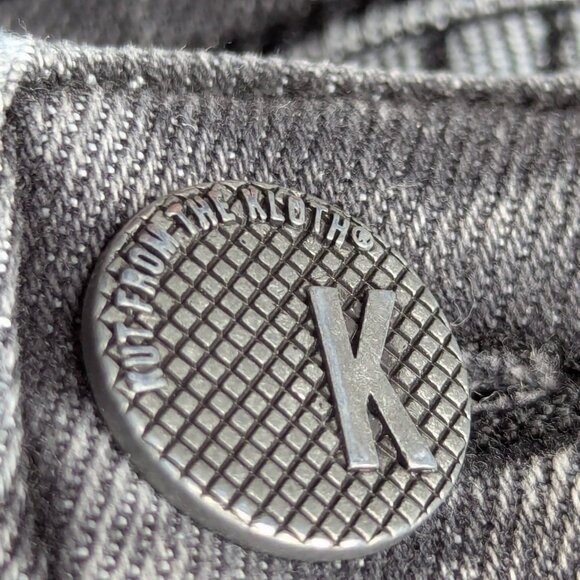 Kut From the Kloth High Rise Connie Fab AB Ankle Skinny Dark Gray Jeans Size 4 - Picture 12 of 16